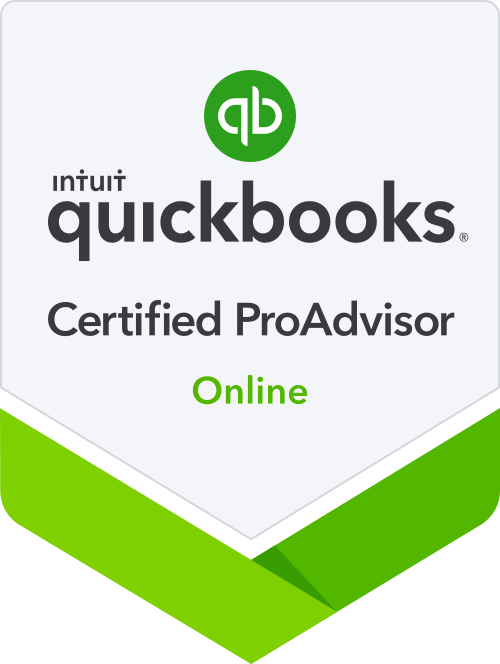 QuickBooks Online Certified ProAdvisor badge